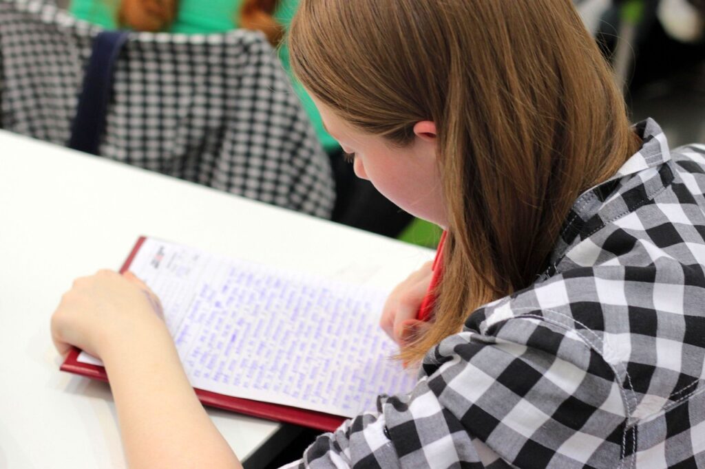 Student Studying